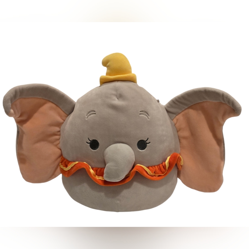 Squishmallows Disney's Dumbo Gray Flying Elephant 13" Plush Stuffed Animal Toy